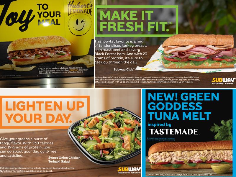 Subway Menu