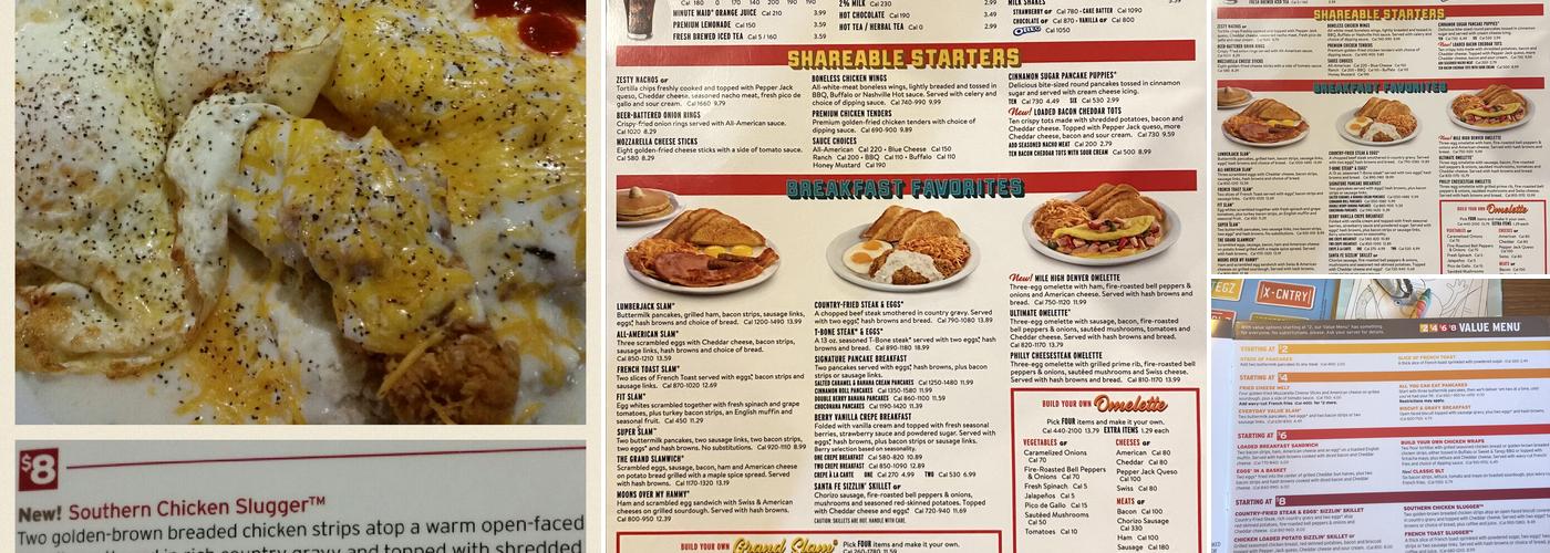 Denny's Menu