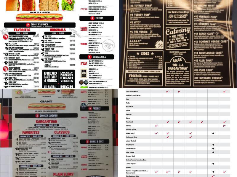 Jimmy John's Menu