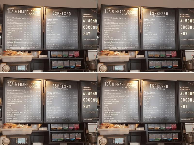 Starbucks Menu