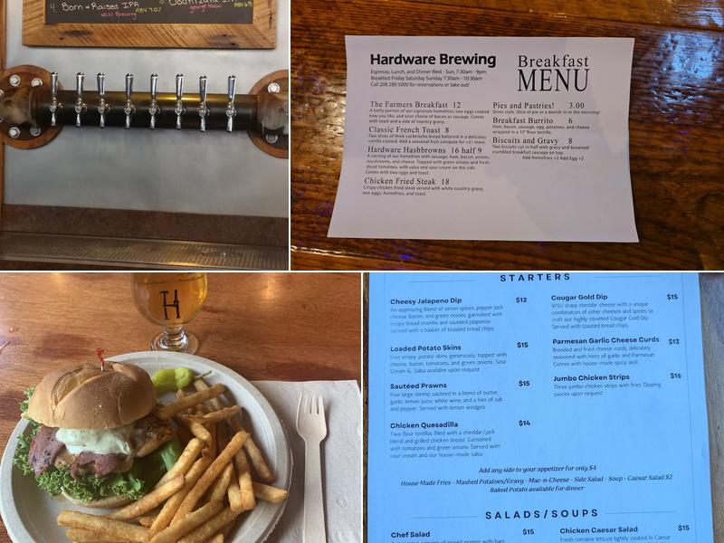 Hardware Brewing Menu