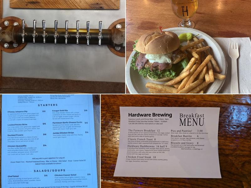 Hardware Brewing Menu