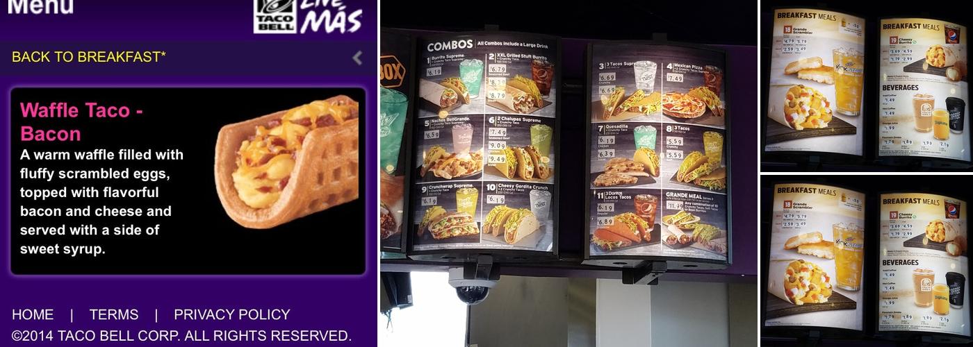 Taco Bell Menu