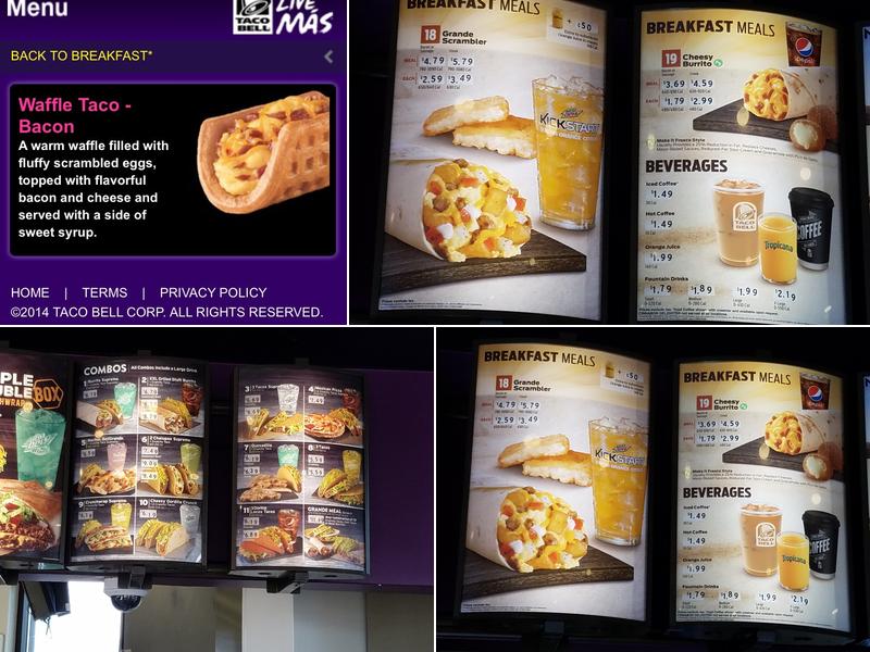 Taco Bell Menu