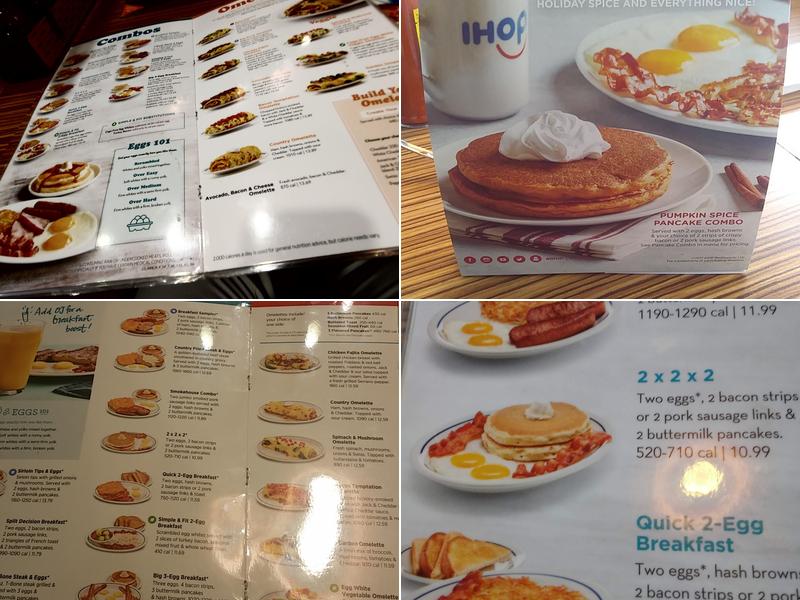IHOP Menu