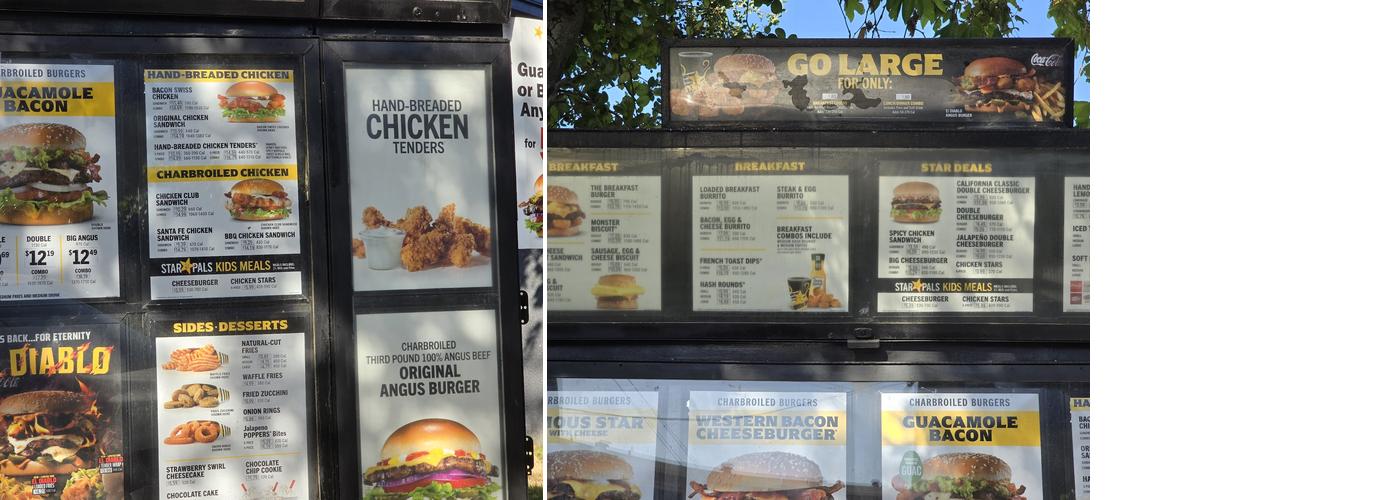 Carl’s Jr. Menu