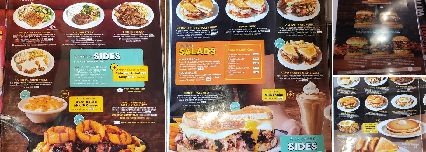 Denny's Menu