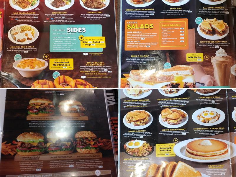Denny's Restaurant Menu