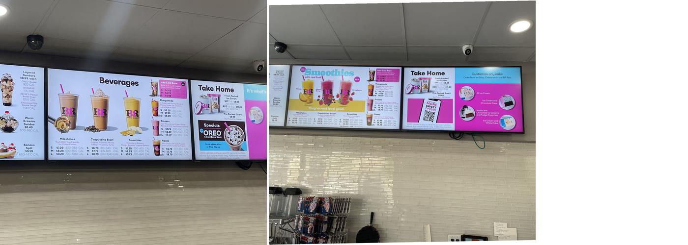 Baskin-Robbins Menu