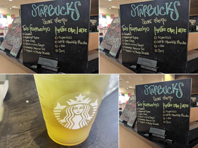 Starbucks Menu