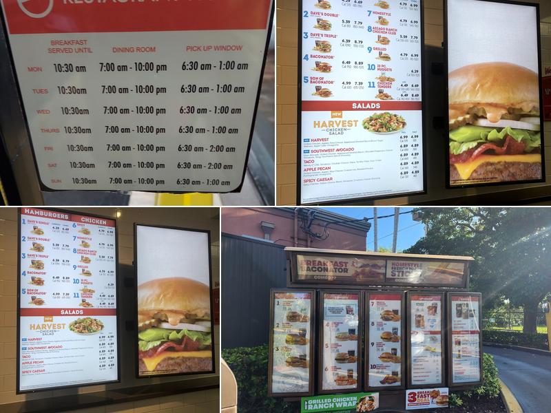 Wendy's Menu