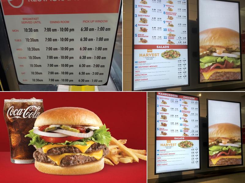 Wendy's Menu