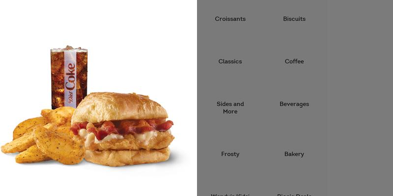 Wendy's Menu