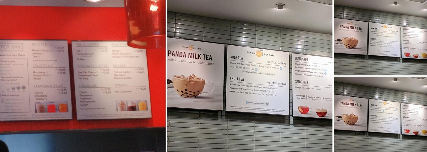 Panda Express Menu
