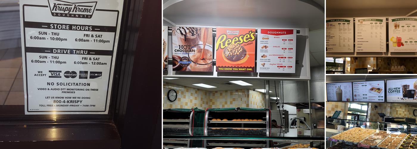 Krispy Kreme Menu