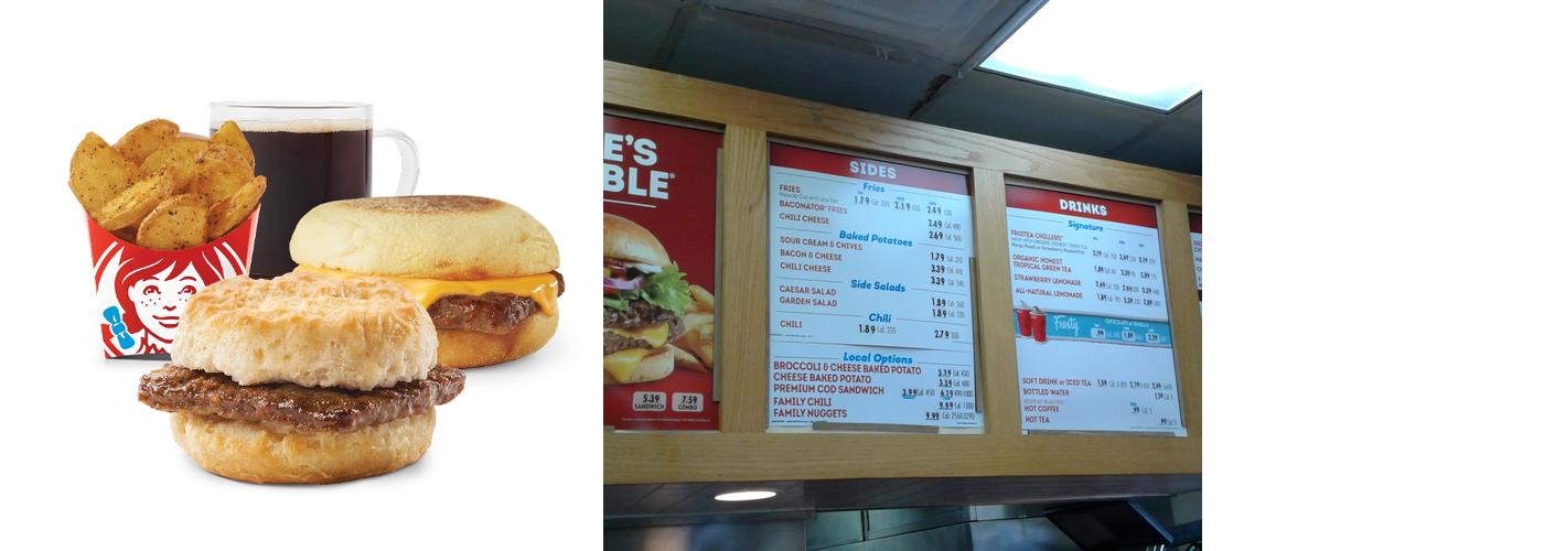 Wendy's Menu