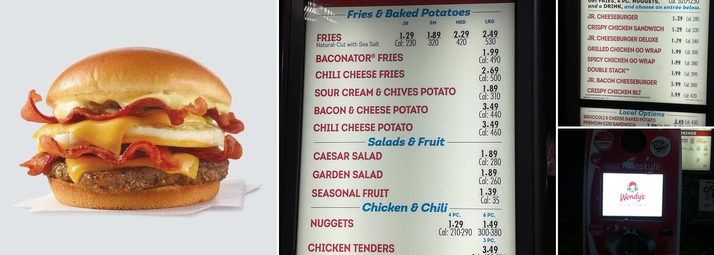 Wendy's Menu