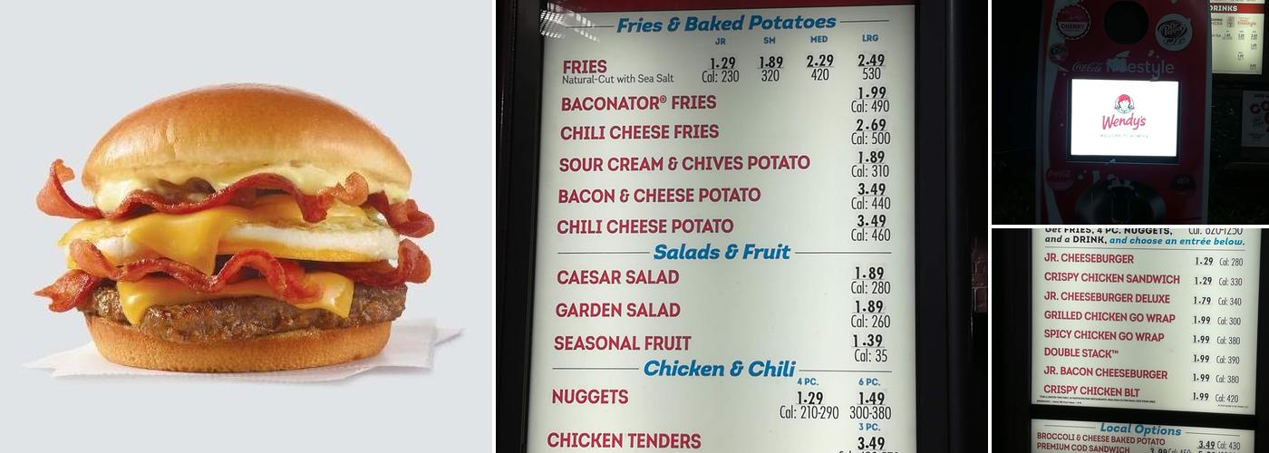 Wendy's Menu