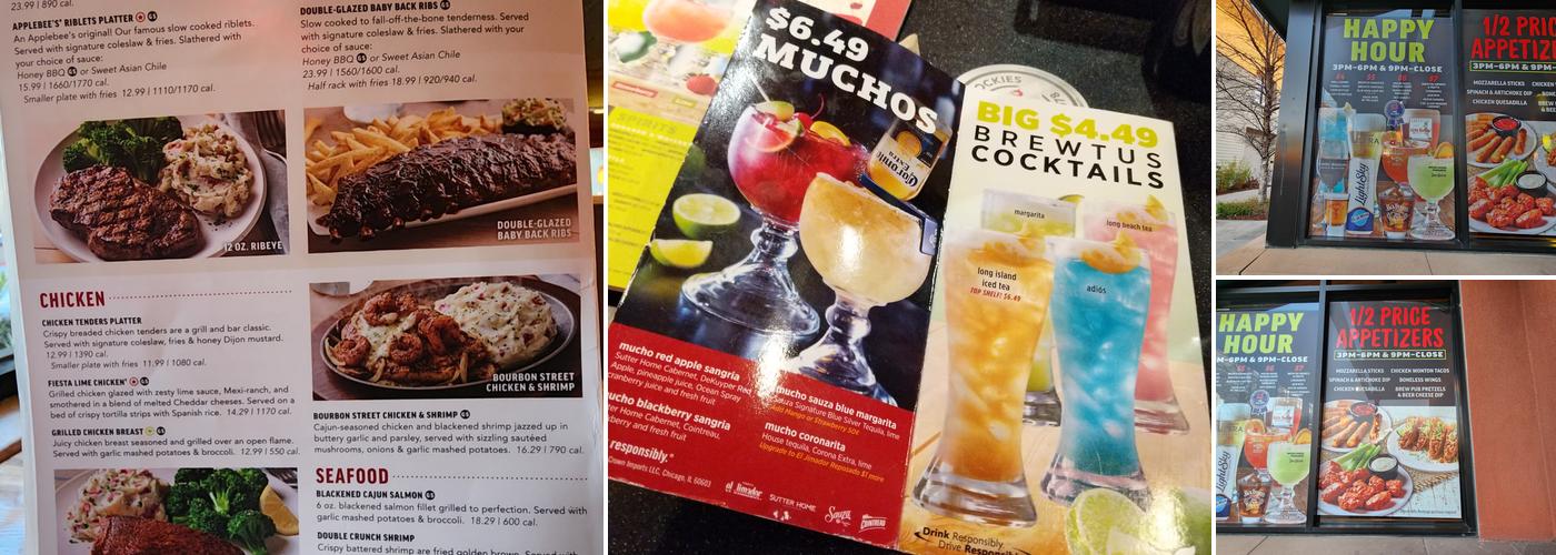 Applebee's Grill + Bar Menu