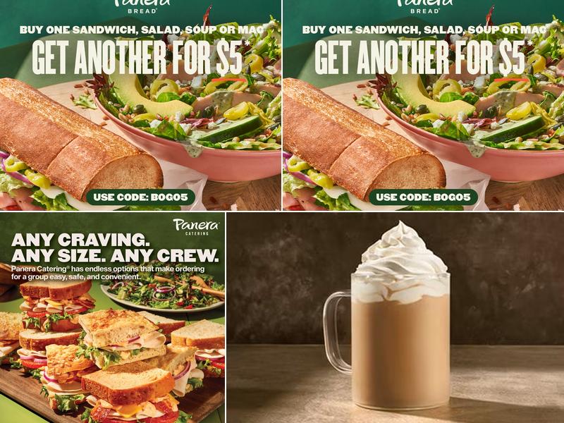 Panera Bread Menu