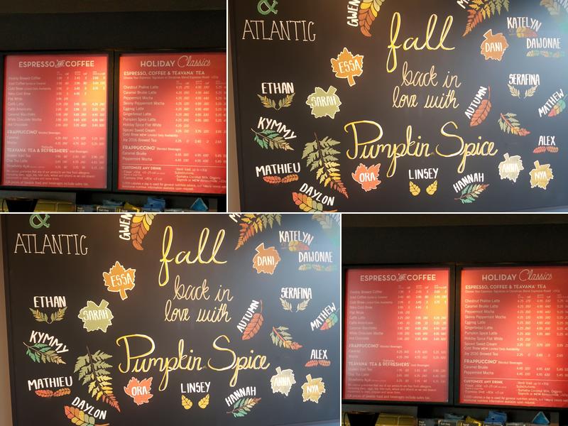 Starbucks Coffee Company Menu
