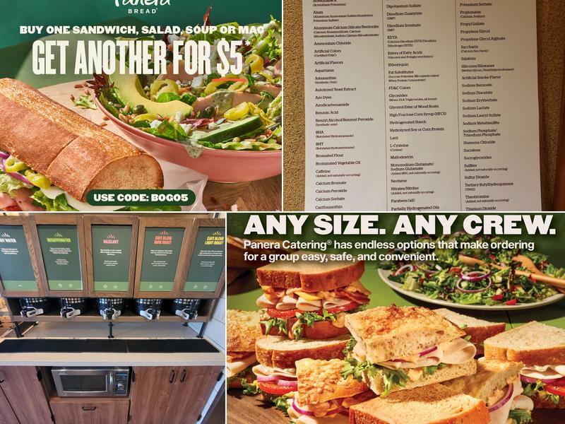 Panera Bread Menu