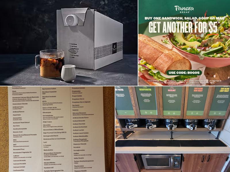 Panera Bread Menu