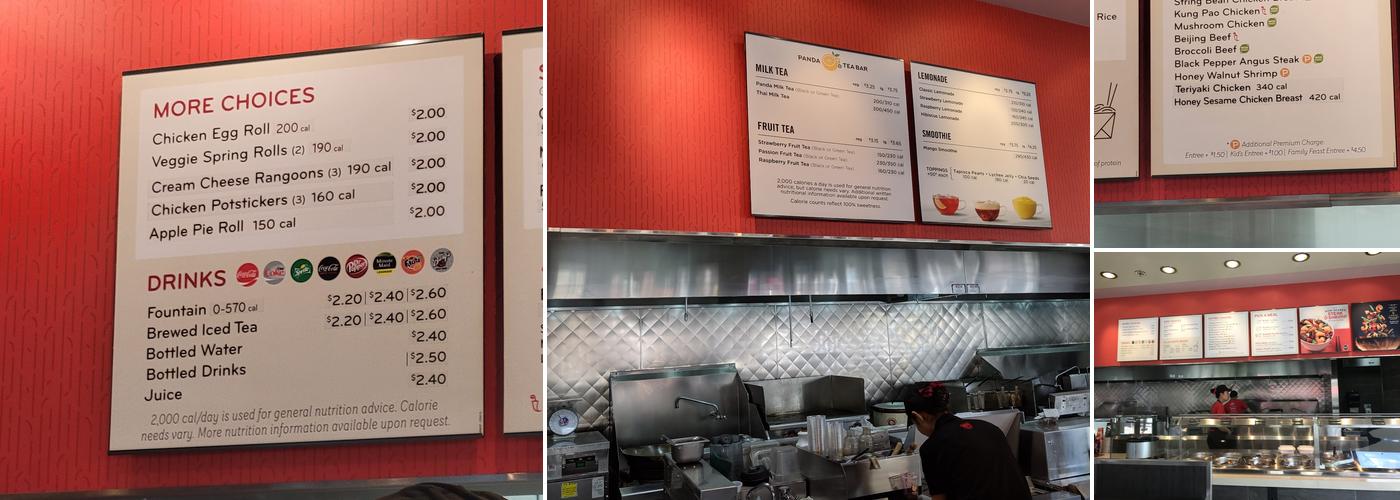 Panda Express Menu