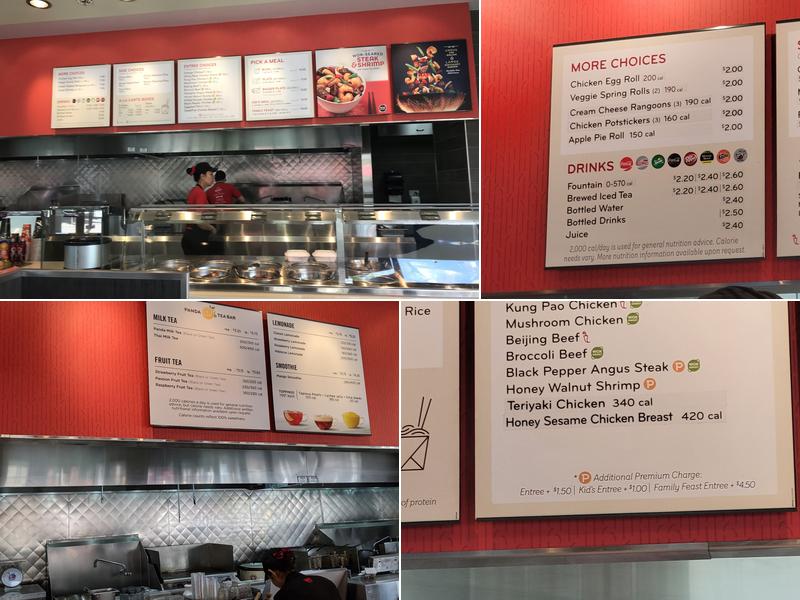 Panda Express Menu
