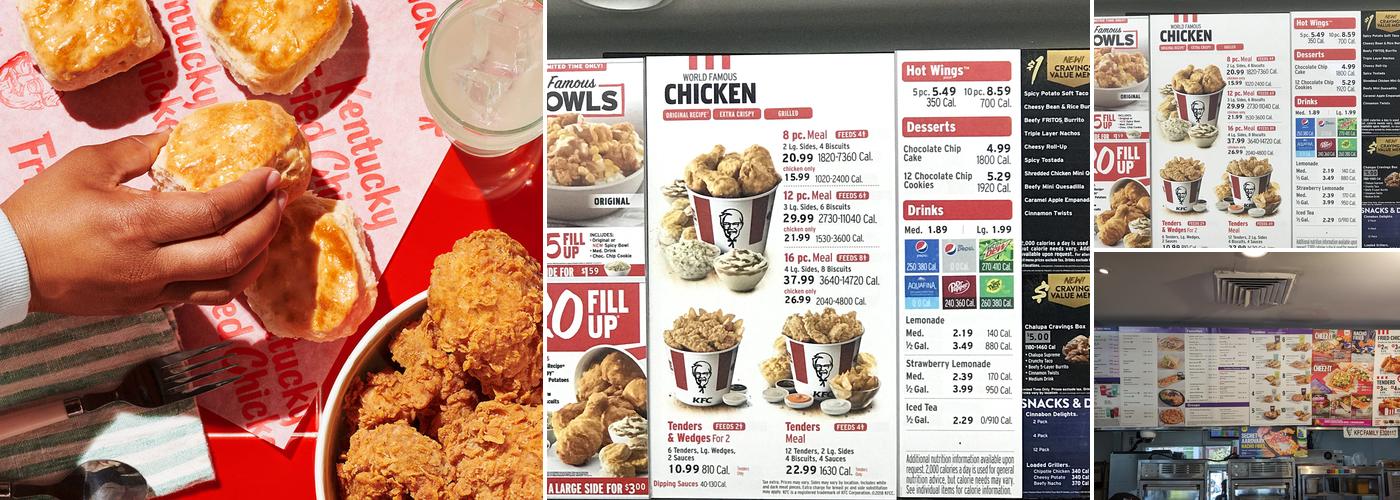 KFC Menu