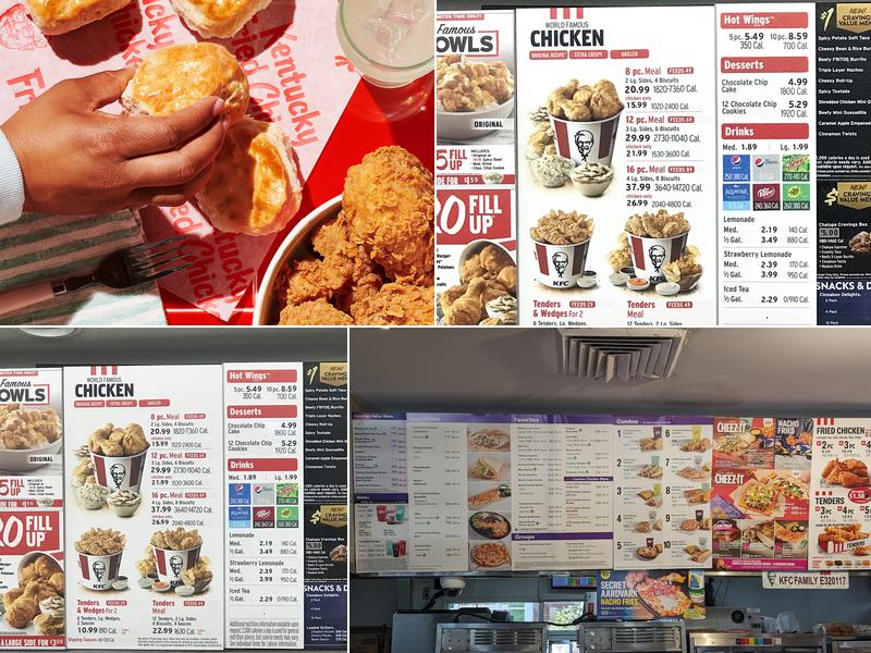 KFC Menu