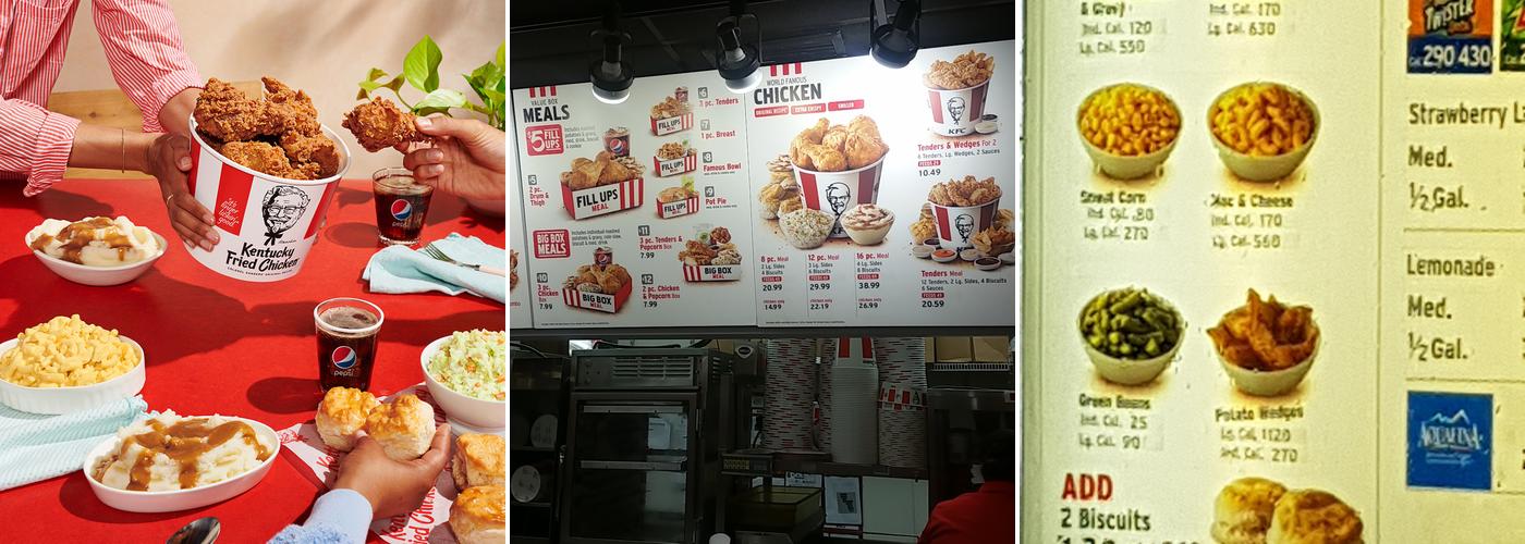 KFC Menu