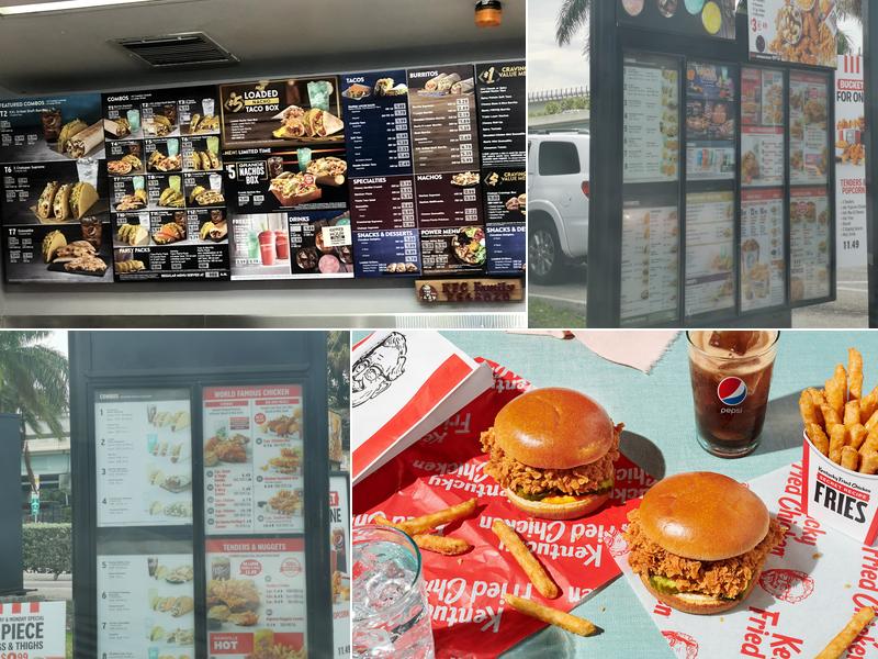 KFC Menu