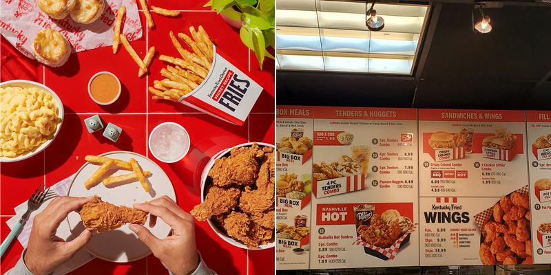 KFC Menu