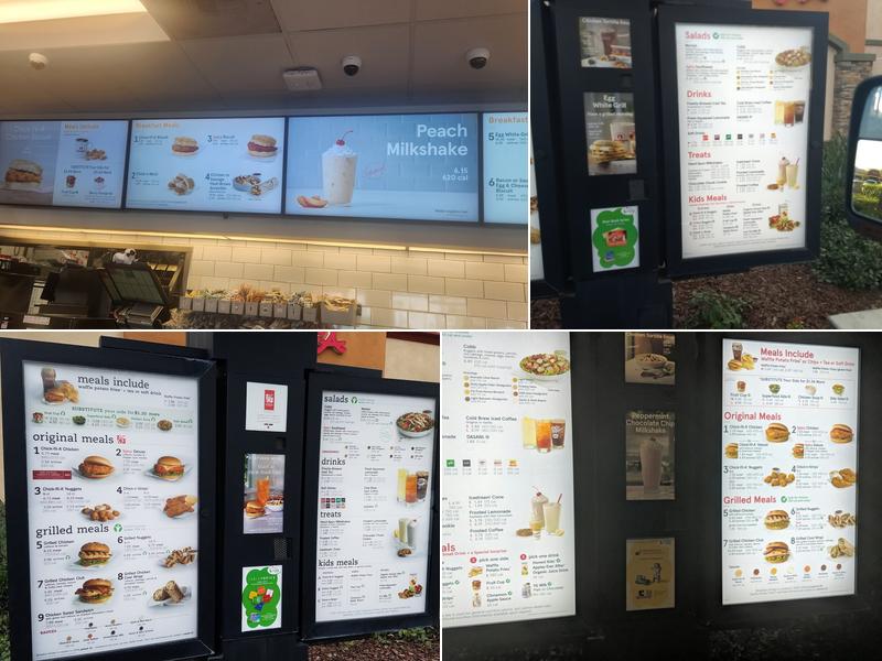 Chick-fil-A Menu