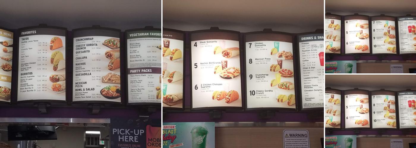 Taco Bell Menu