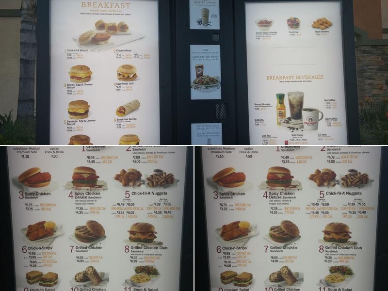 Starbucks Menu
