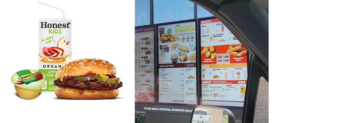 Burger King Menu