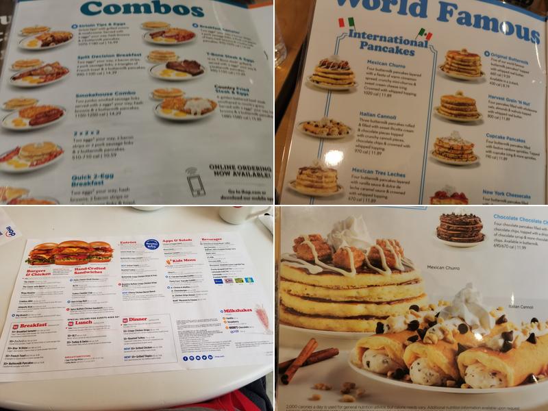 IHOP Menu