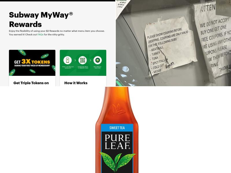 Subway Menu