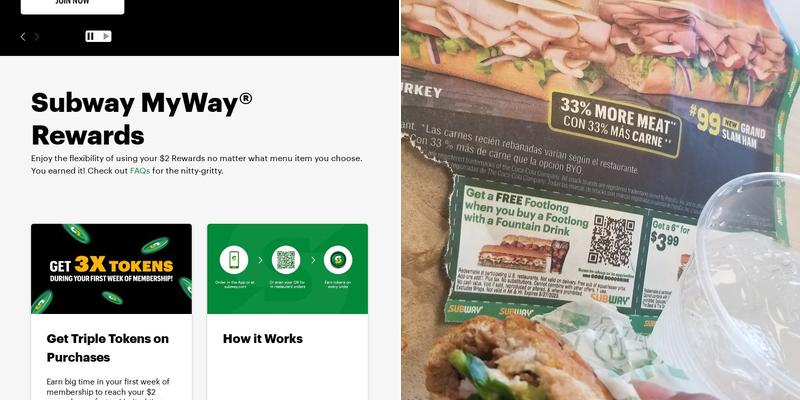 Subway Menu