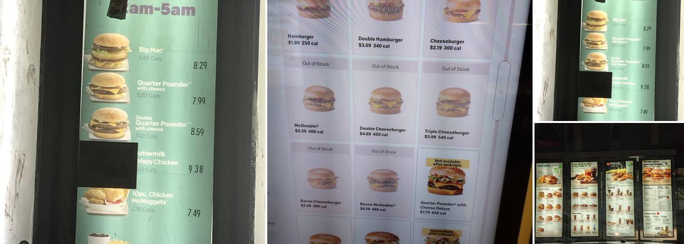 McDonald's Menu