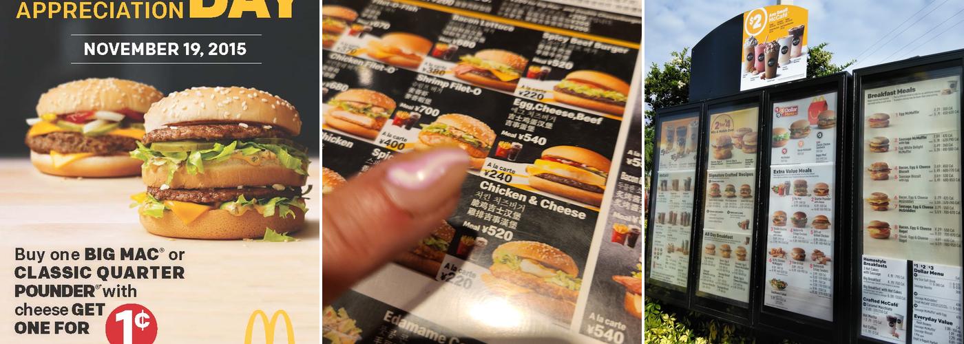 McDonald's Menu
