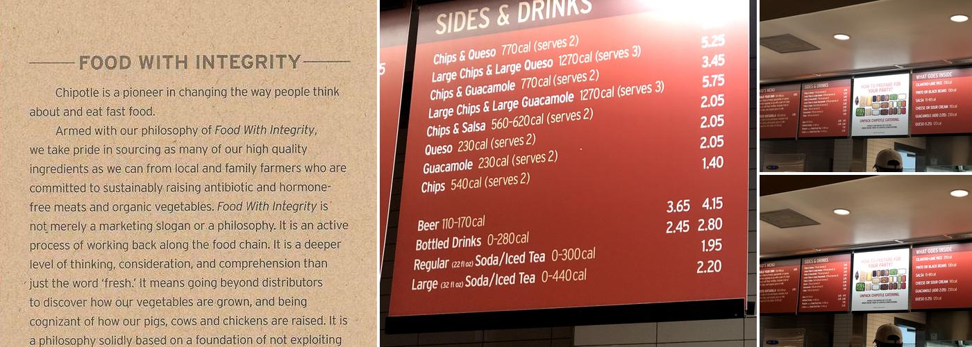 Chipotle Mexican Grill Menu