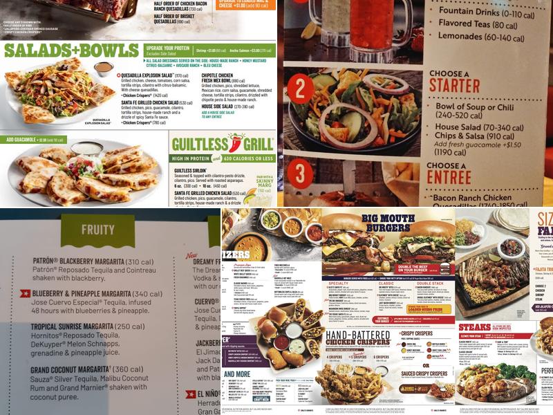 Chili's Grill & Bar Menu