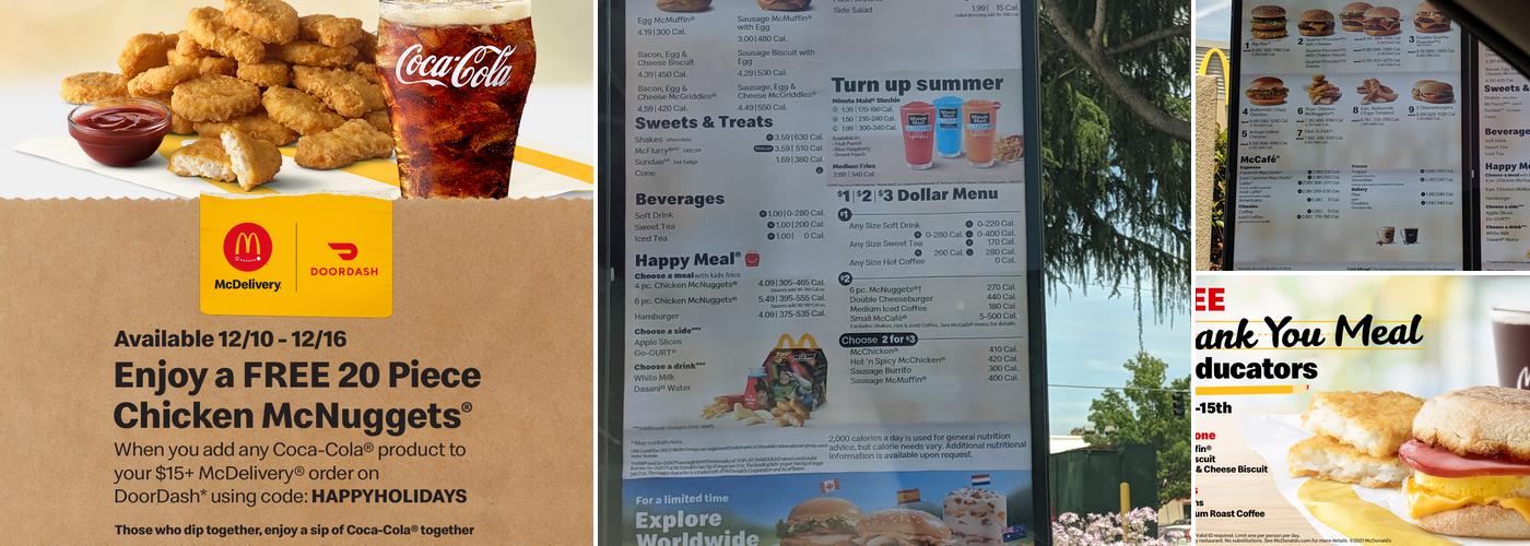 McDonald's Menu