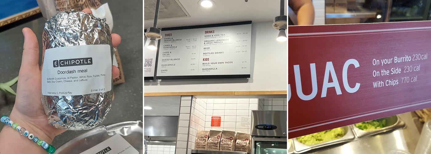 Chipotle Mexican Grill Menu