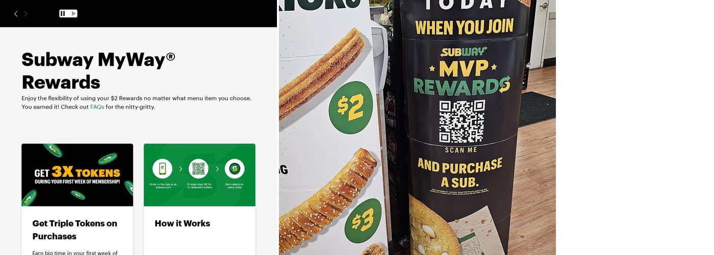 Subway Menu