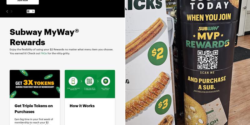 Subway Menu
