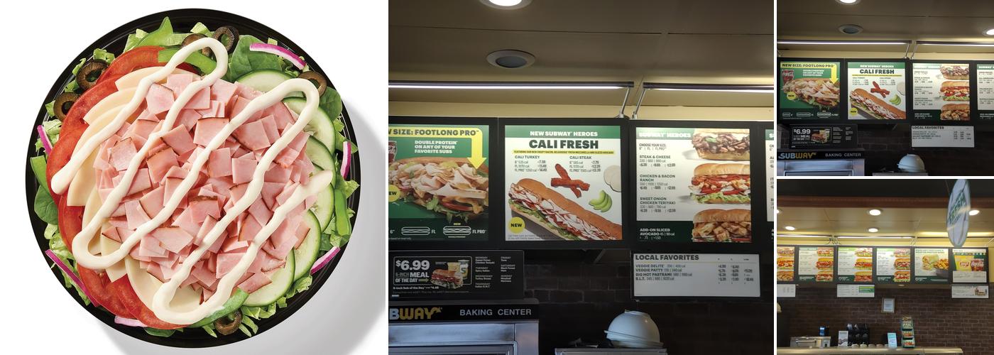 Subway Menu
